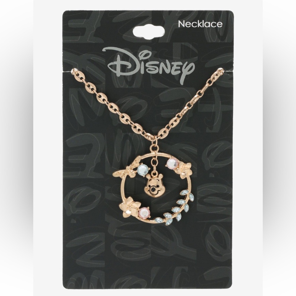 Disney Winnie The Pooh Nature Circle Necklace Hot Topic‎